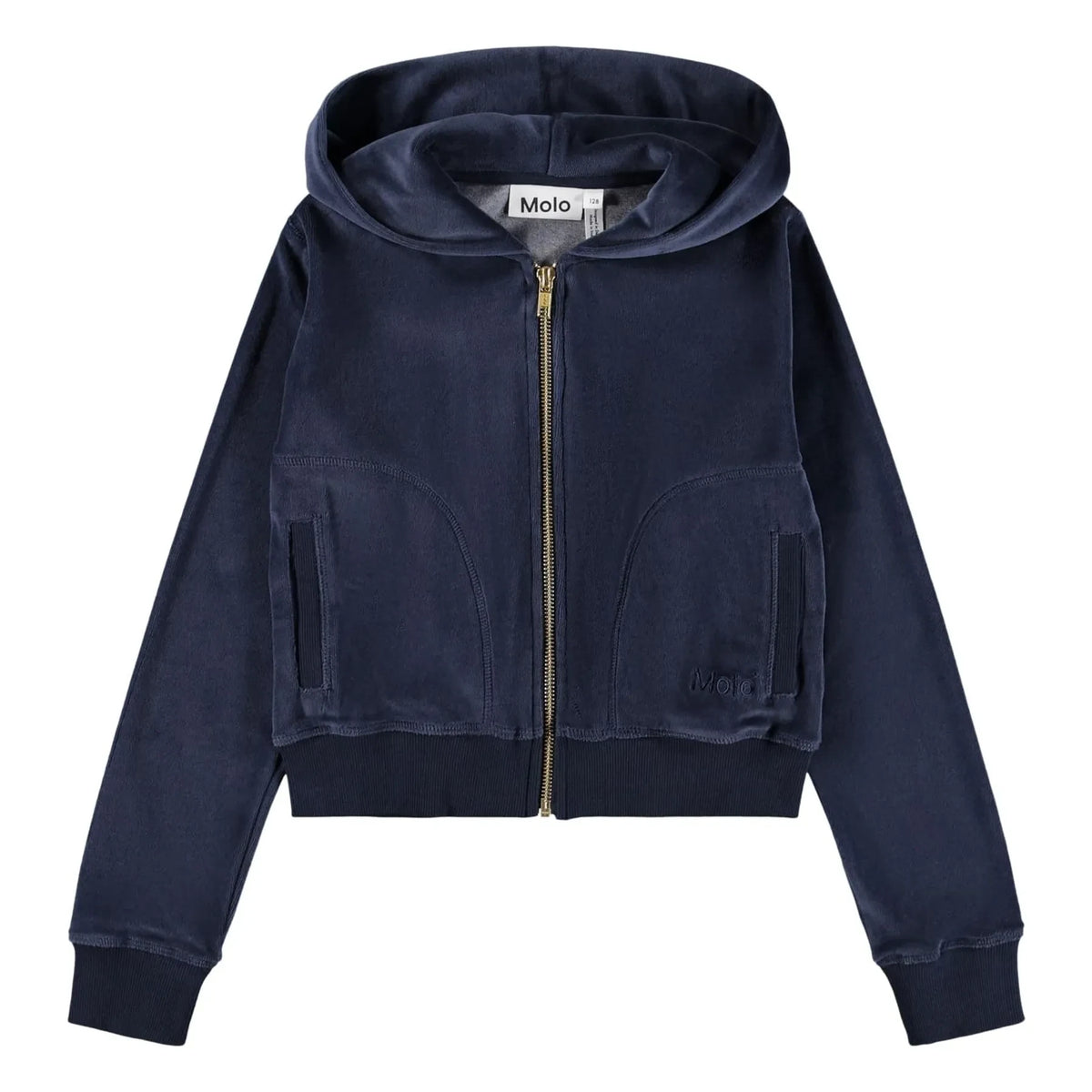 Molo - Milla Zippered Sweatshirt | Navy Blue