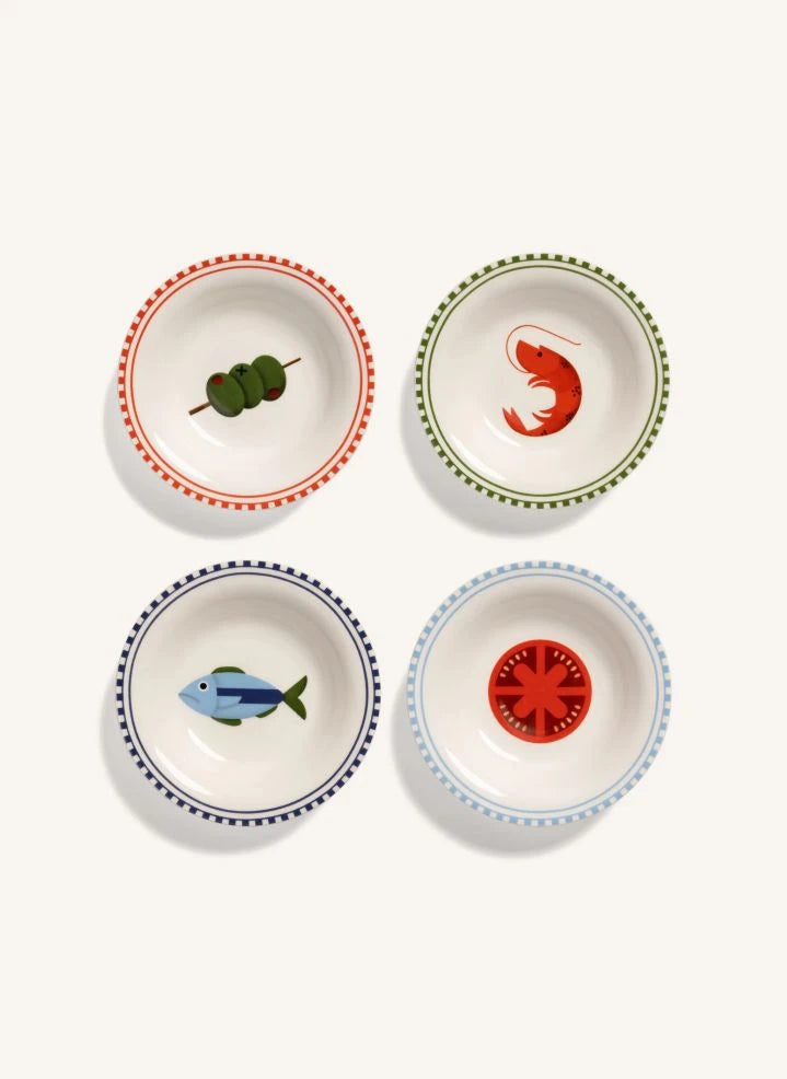 &Klevering - Taverna Bowls - Set of 4
