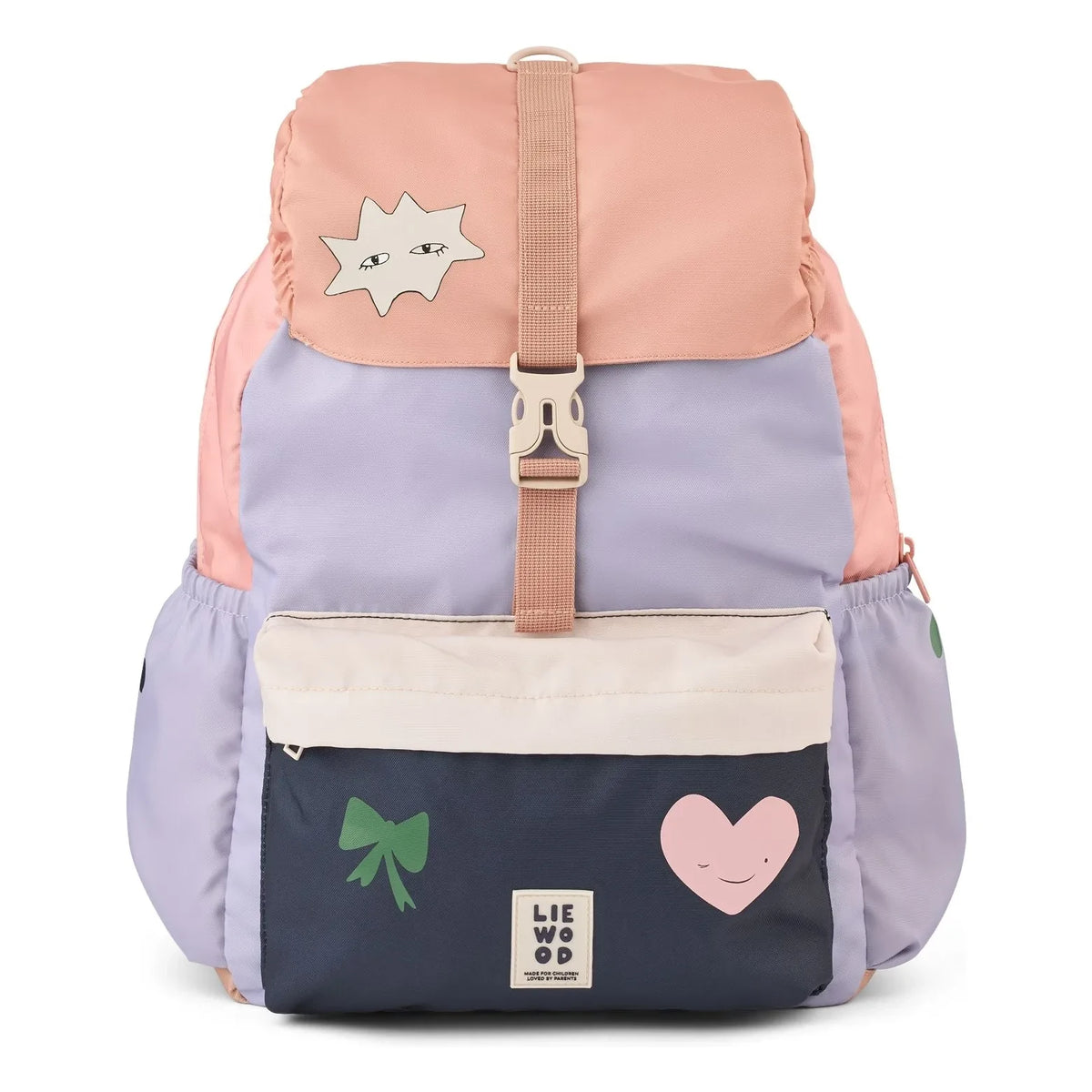 Liewood - Johnny Cœur Recycled Fiber Backpack | Pink