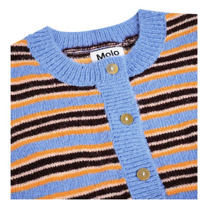 Molo - Striped Geraldine cardigan | Light Blue