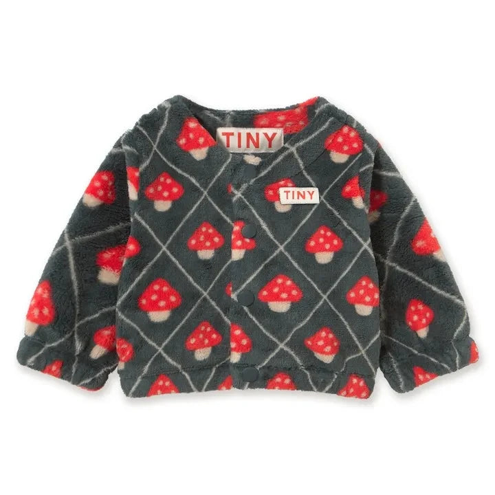 Tinycottons - Mushroom Fleece Jacket | Blue