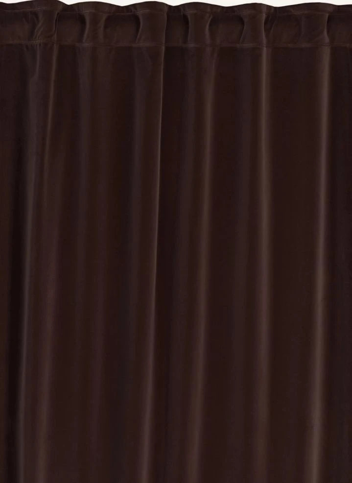 The Socialite Family - Teatro Velvet Blackout Curtain | Chocolate