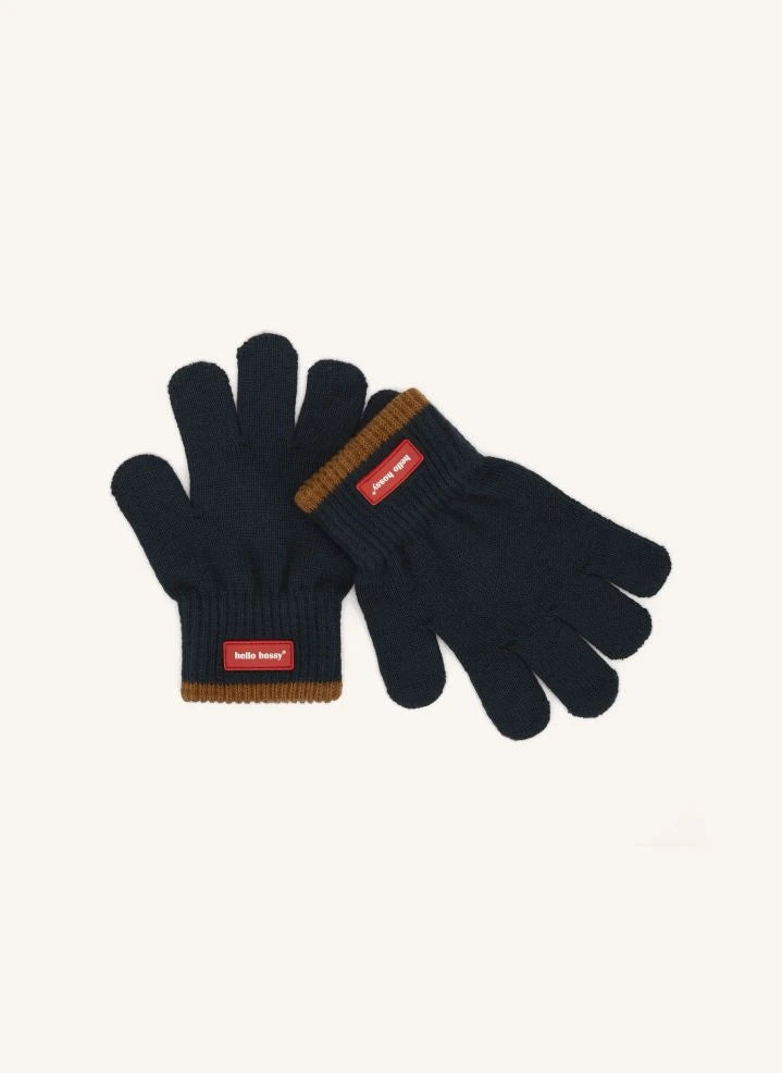 Hello Hossy - Handy Polo Organic Cotton Gloves | Blue