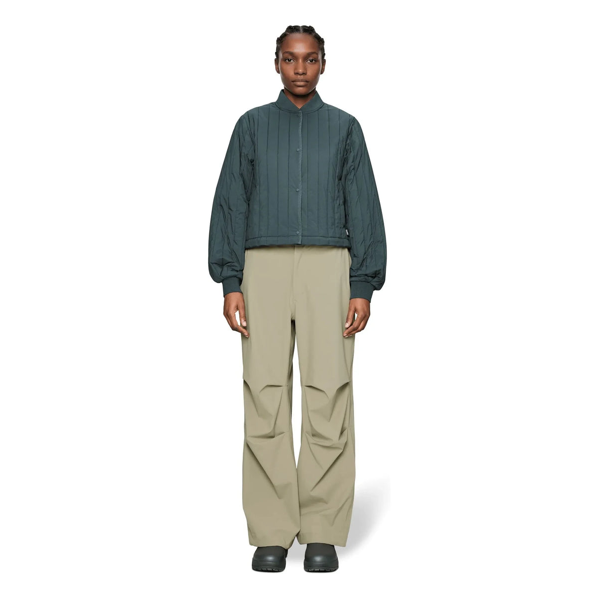 Rains - Banja Bomber Jacket | Dark Green