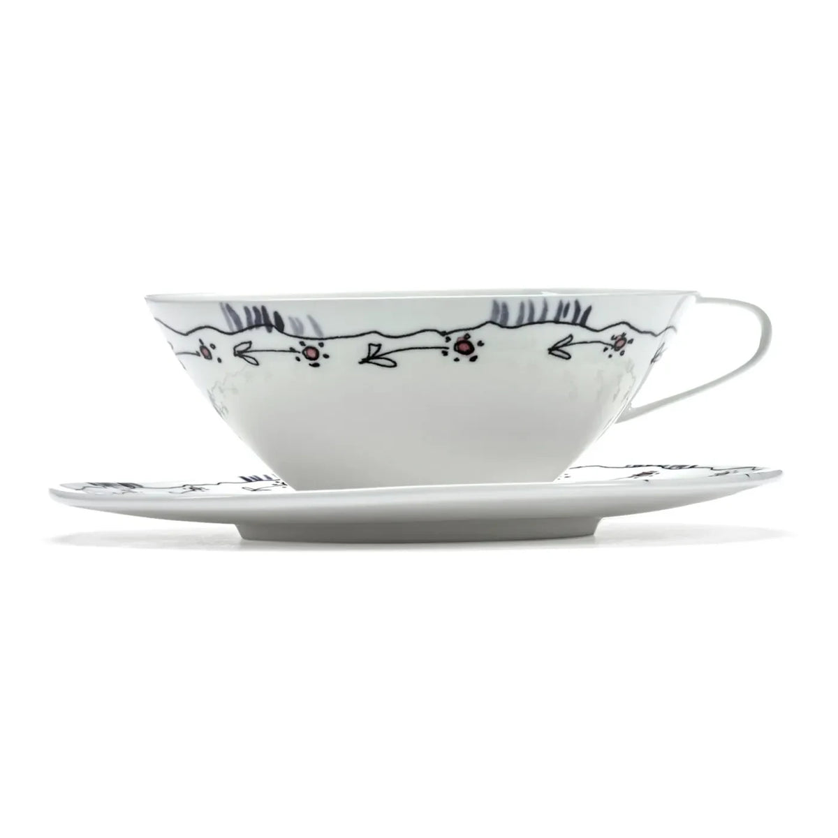 Serax - Anemone Cup and Plate, Serax for Marni - Set of 2 | Milk