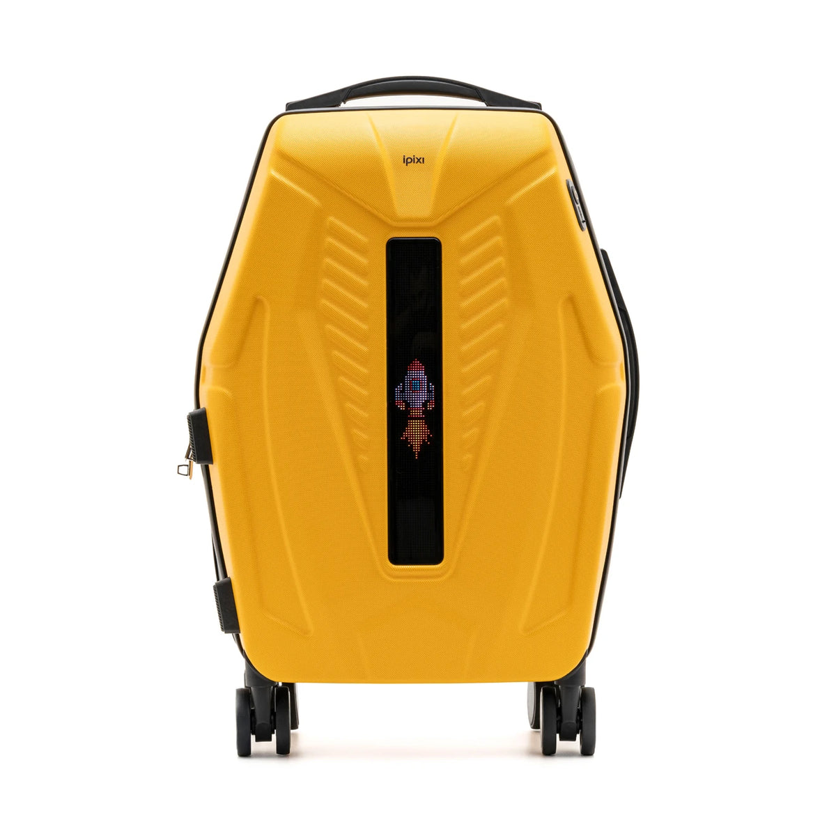 iPixi - Galaxy Voyager Smart Yellow Suitcase with LED Screen