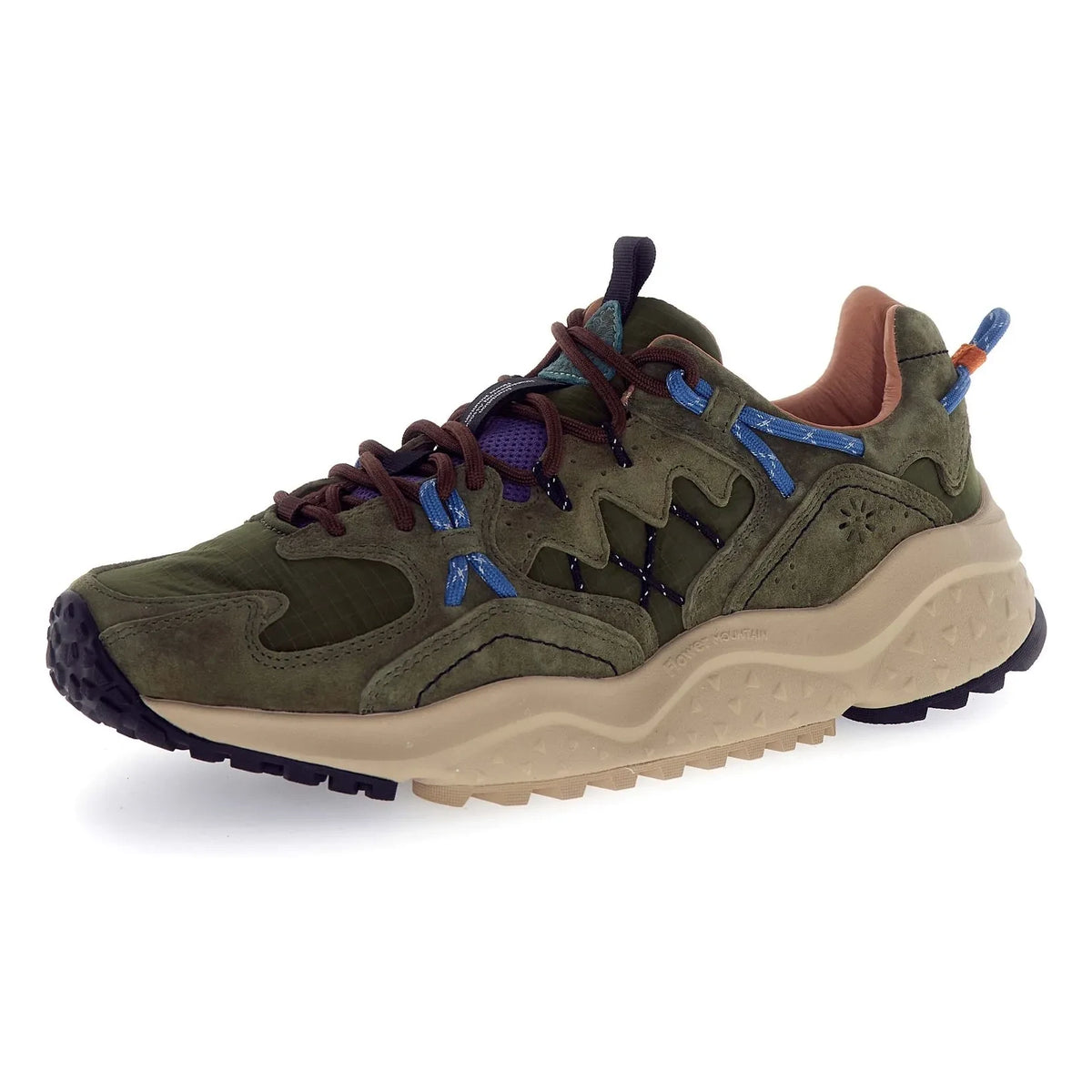 Flower Mountain - Yamabushi Uni Suede and Nylon Sneakers | Gray