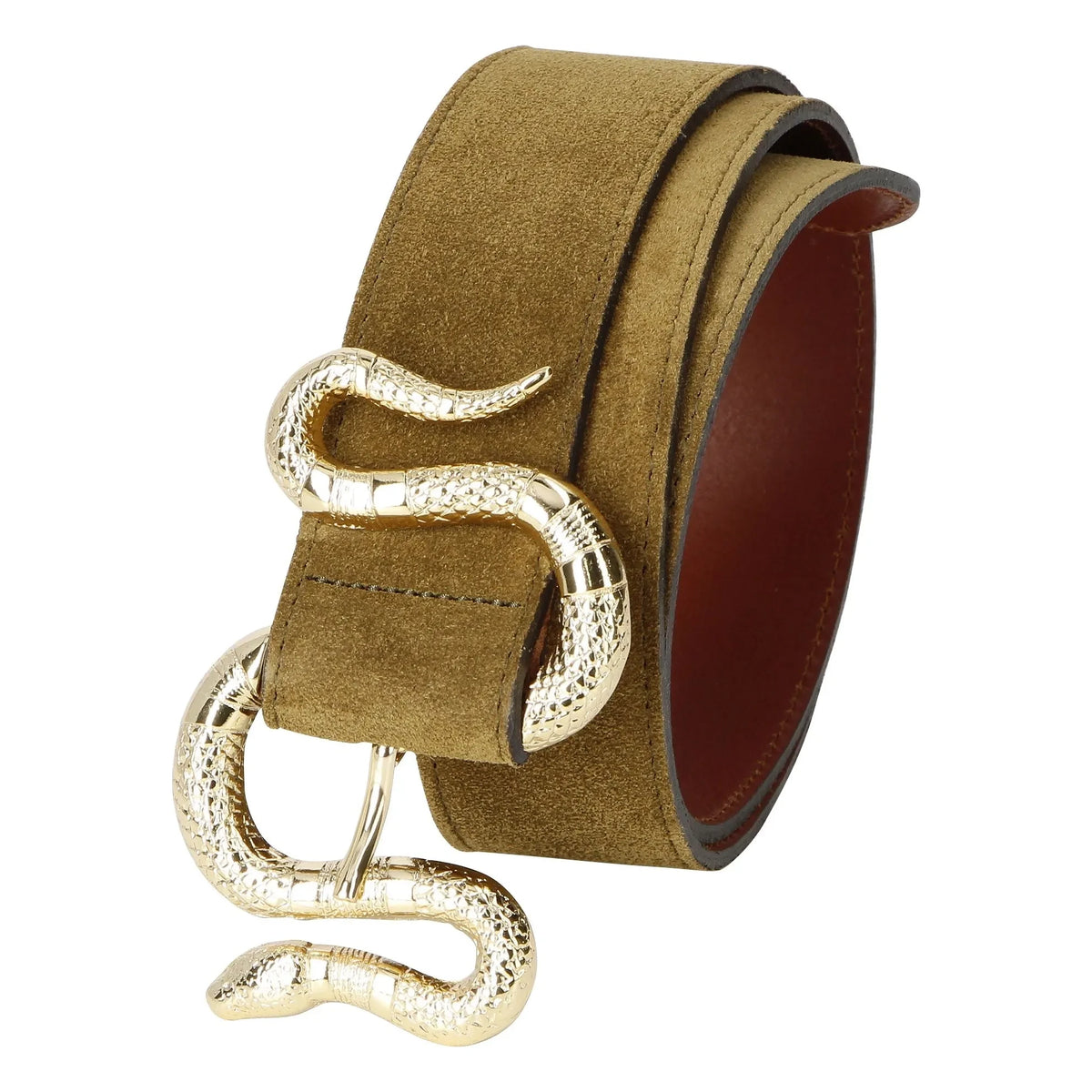 herbert frère soeur - La Crush Velvet Belt | Bronze