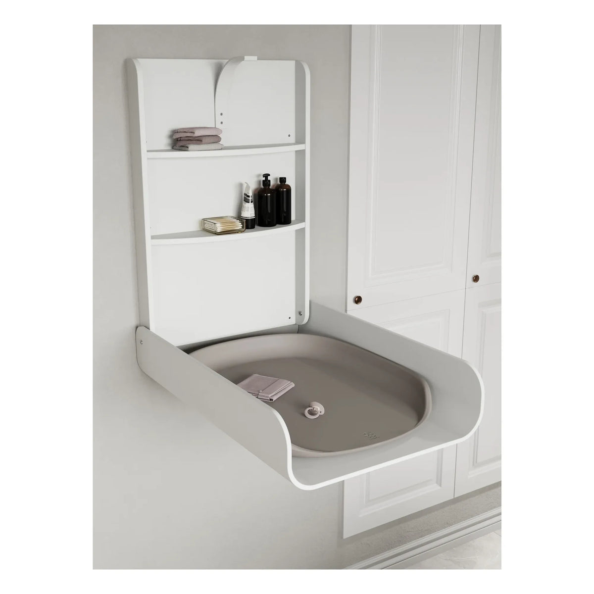 Sebra - Wall-mounted Changing Table | White