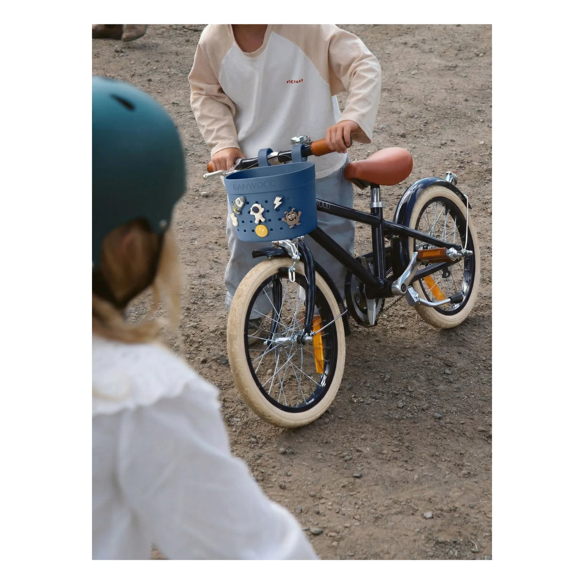Banwood - Pin & Ride Customizable Bike Basket/Cart | Blue