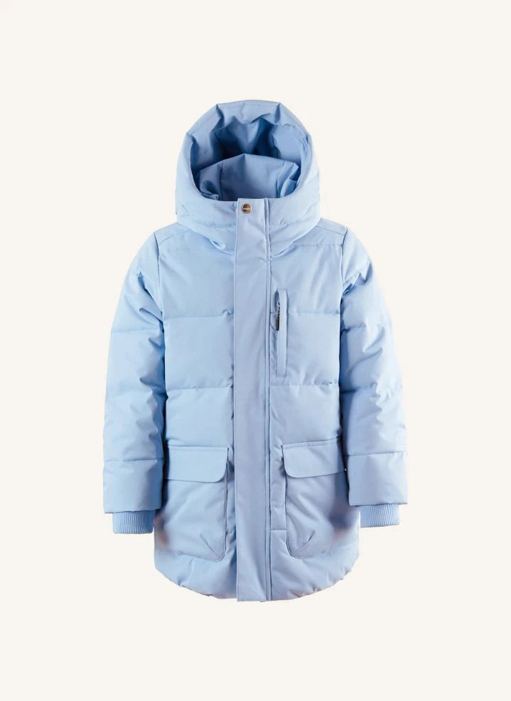 Gosoaky - Tiger Eye Waterproof Down Puffer Coat | Light Blue