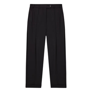 Cordera - Wool Men's Tailored Stitch Pants | Black