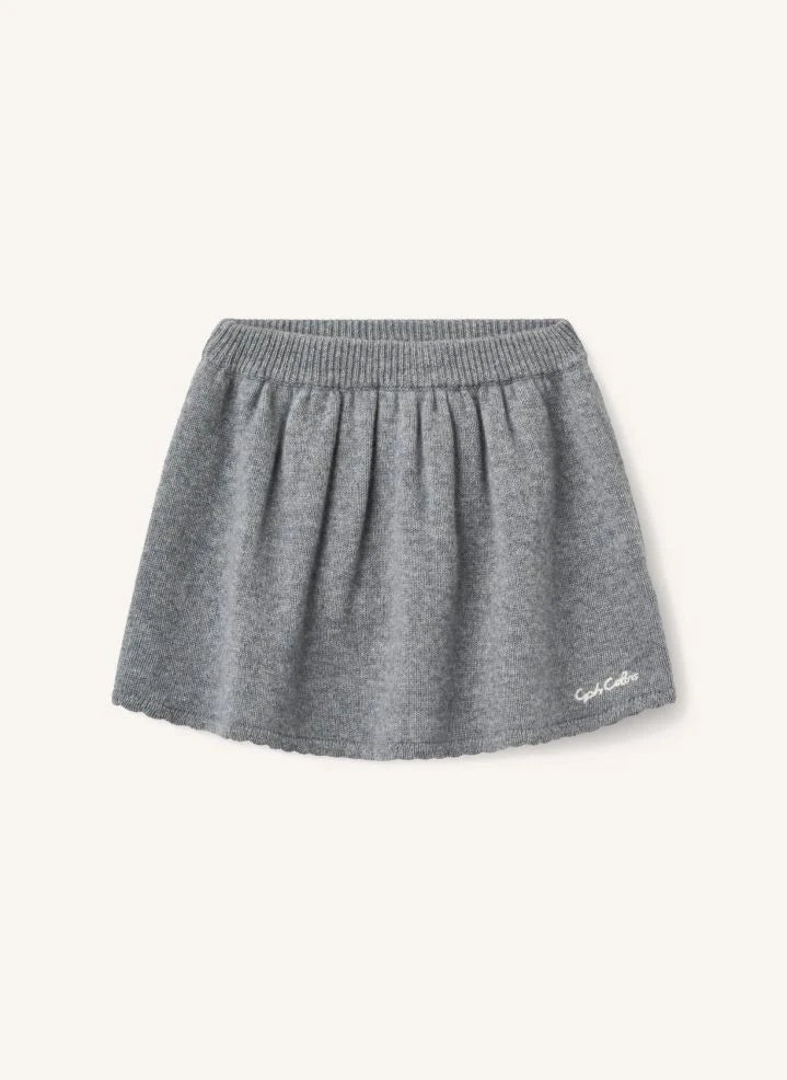 Copenhagen Colors - Wool and Cashmere Skirt | Grey