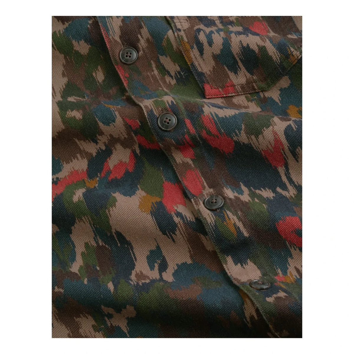 Les Deux - Organic Cotton Military Overshirt | Green