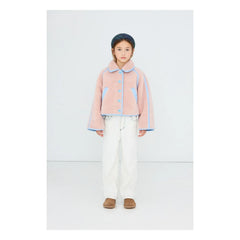 Tinycottons - Pink Sherpa Style Reversible Jacket