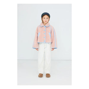Tinycottons - Pink Sherpa Style Reversible Jacket