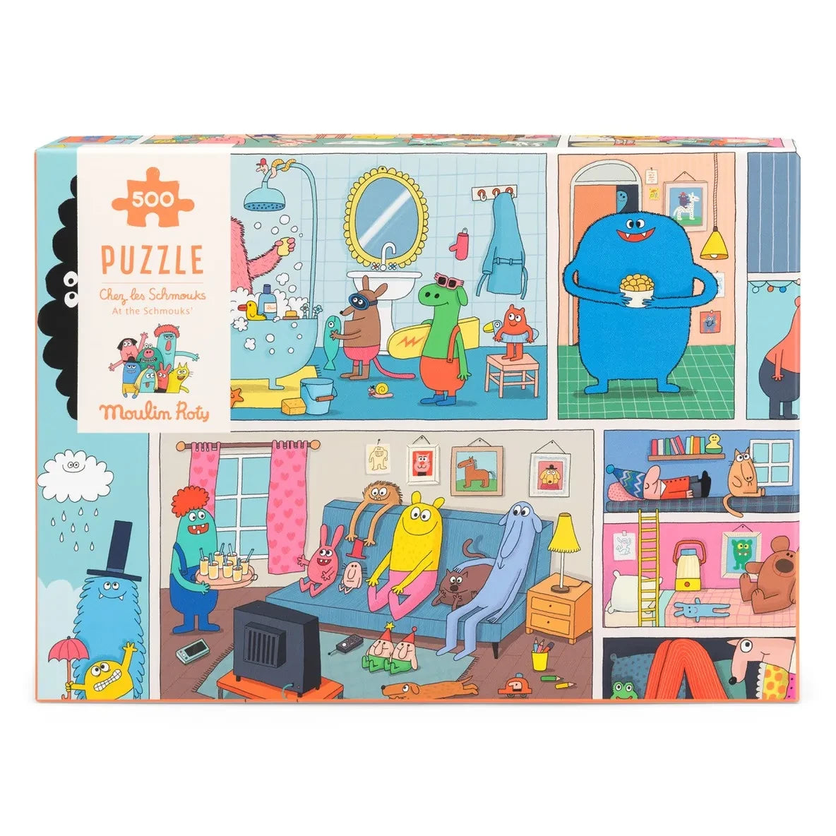 Moulin Roty - “The House of Schmouks” Puzzle - The Schmouks