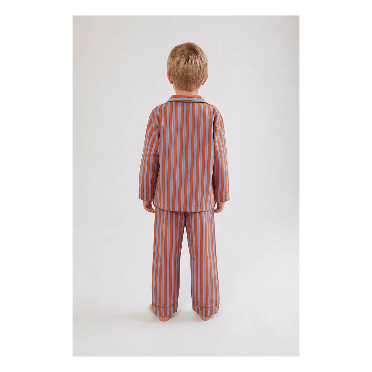 Folkloore - Striped Pajamas - Kids Collection | Orange
