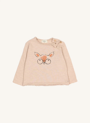Búho - Deer T-shirt Organic Cotton | Pink