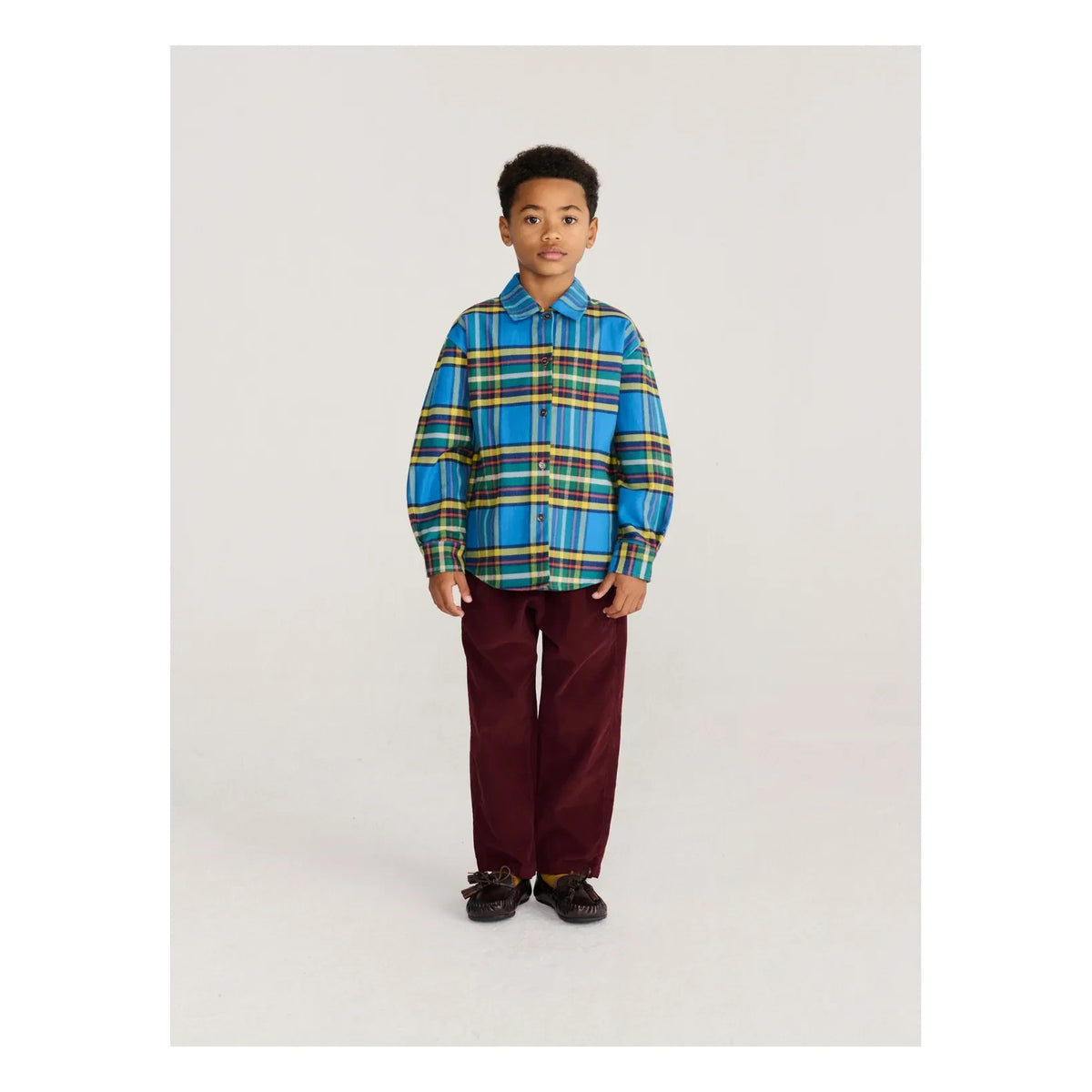 Bobo Choses - Tartan shirt | Blue