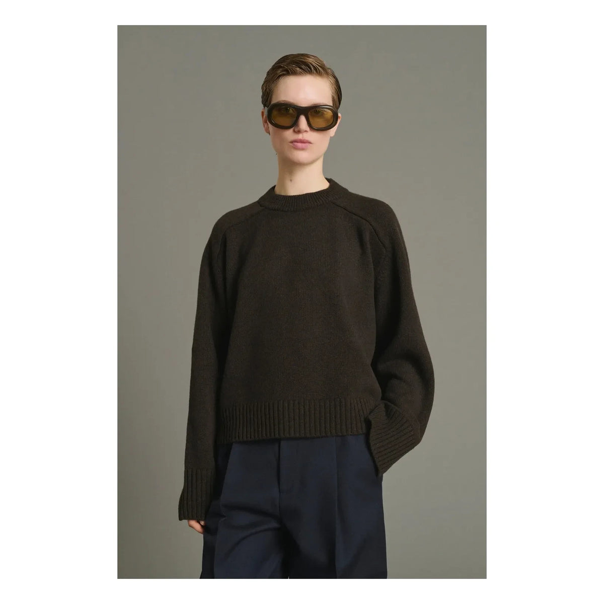 Soeur - Will Merino Wool Sweater | Chocolate