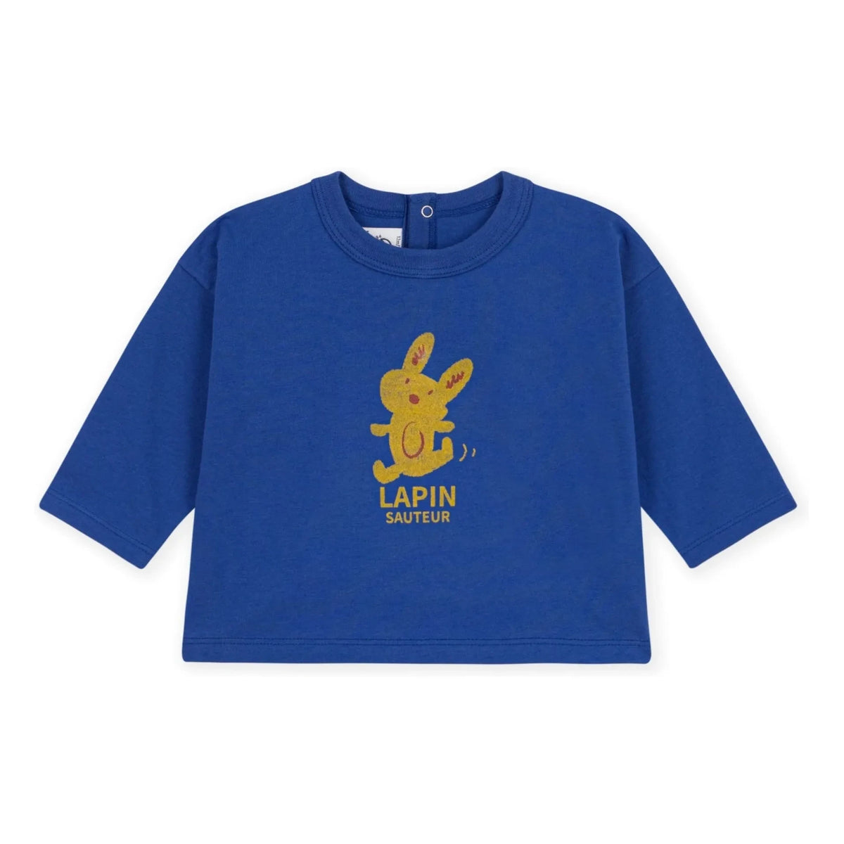 Petit Bateau - Organic cotton rabbit t-shirt | Royal blue