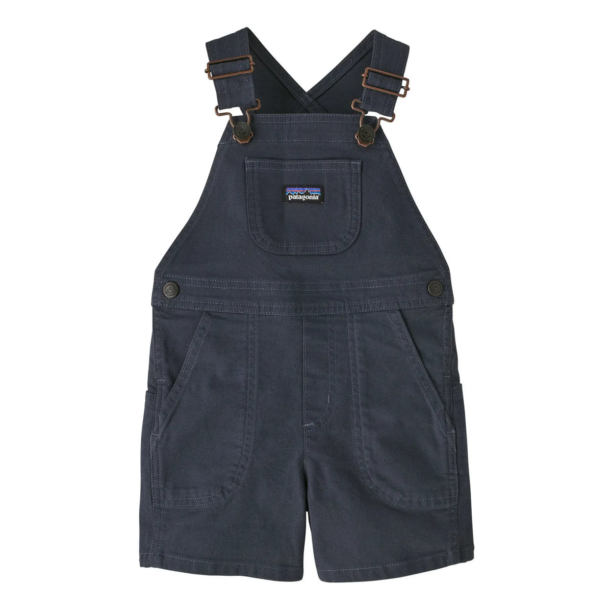 Patagonia - Organic Cotton Dungarees | Gray Blue
