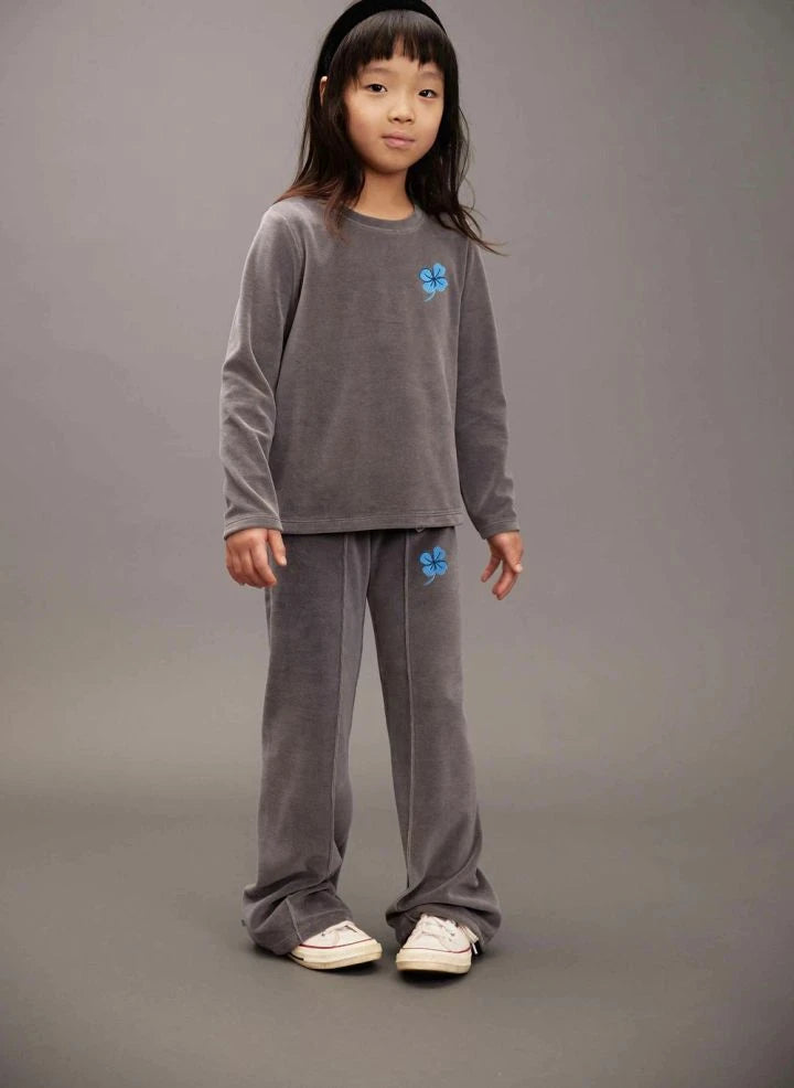 Mini Rodini - Clover Organic Cotton Jogger | Grey