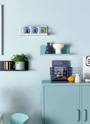 Mustard Made - Ledge Metal Wall Shelf | Ocean