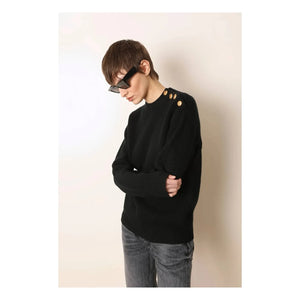 Laurence Bras - Wool Bobbin Sweater | Black