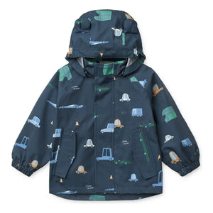 Liewood - Manu Rain Set Recycled Fiber Cars | Navy