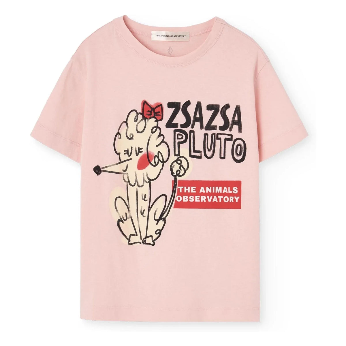 The Animals Observatory - Rooster T-shirt Zsazsa Pluto Organic Cotton | Light Pink