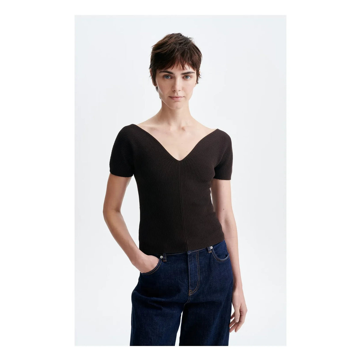 Vanessa Bruno - Helia Top | Dark Brown