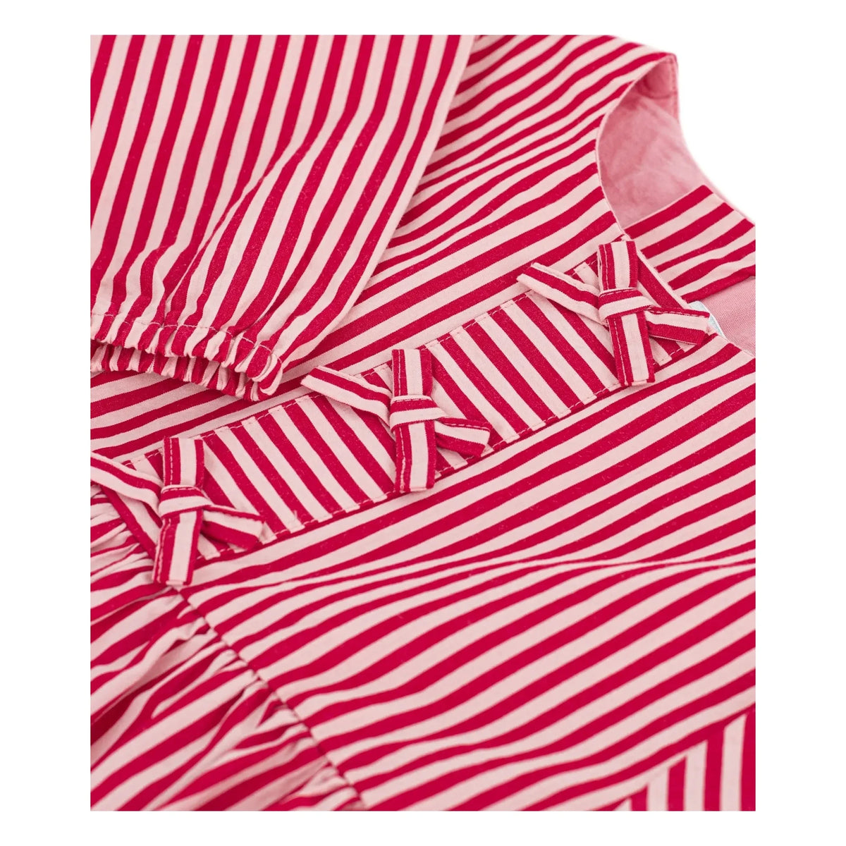 Petit Bateau - Striped Organic Cotton Blouse | Pink