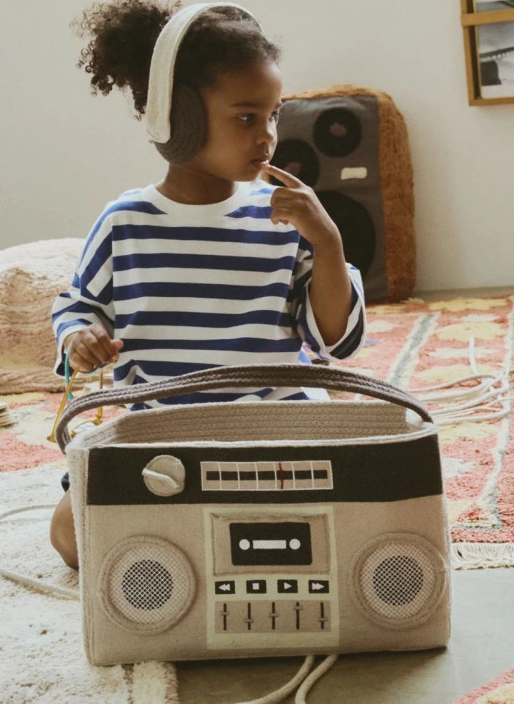 Lorena Canals - Radio Storage Basket | Sand