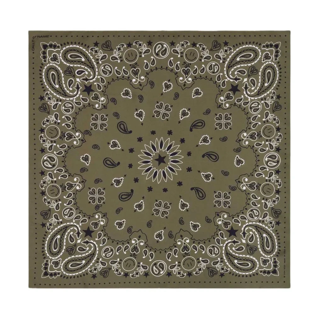 Call it by your name - Bandana Small Etoile Soie | Khaki