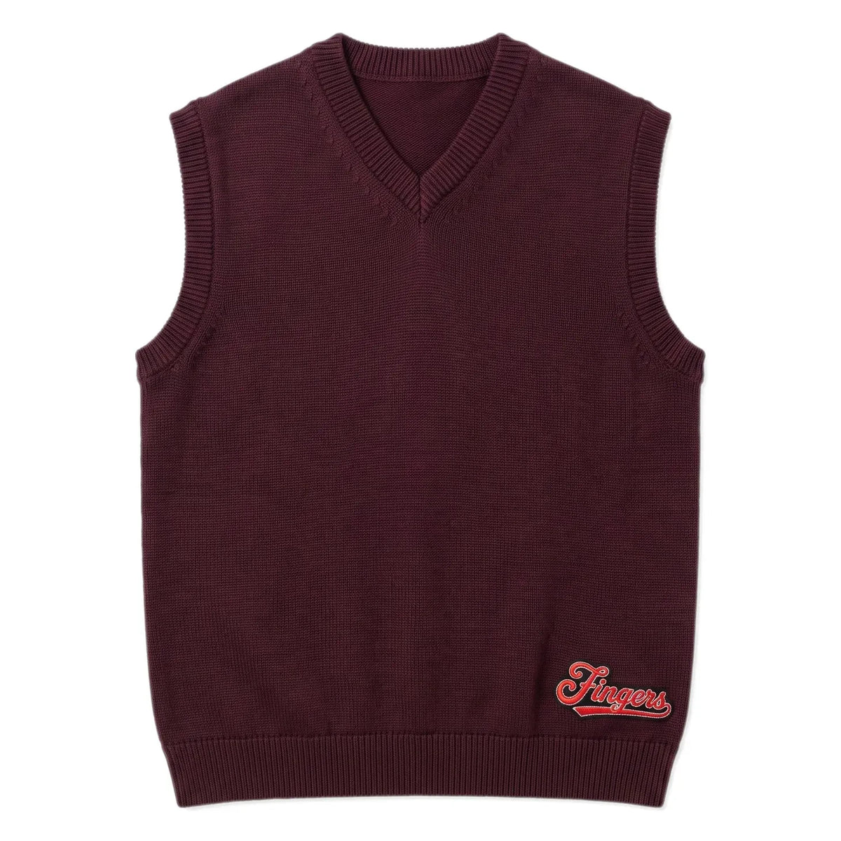 Finger in the nose - Elio Organic Cotton Sweater | Dark red