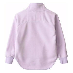 Molo - Ulani Zippered Sweatshirt Flowers Recycled Fibers | Lilac