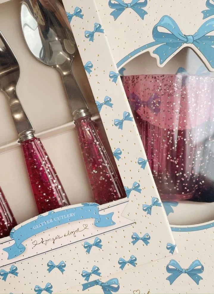 Konges Sløjd - Sparkling Cutlery Set | Pink