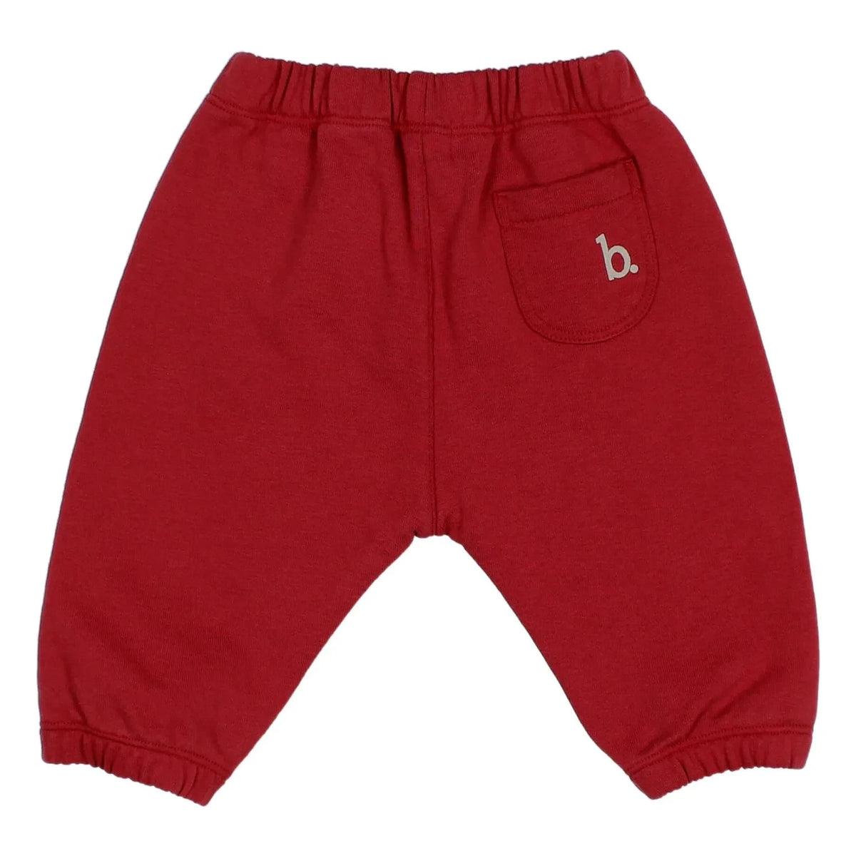 Búho - Organic Cotton Baby Drawstring Jogger | Cherry Red