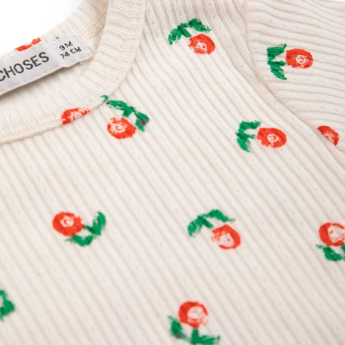 Bobo Choses - Organic Cotton Fitted Bodysuit | Ecru