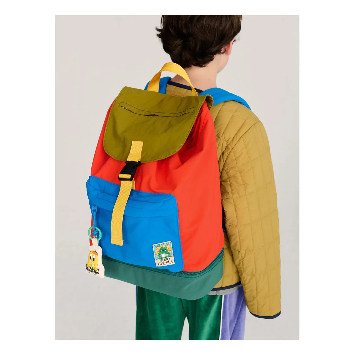 Bobo Choses - Color Block Backpack | Red