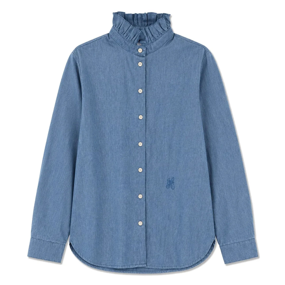 Hod - Cleo Blouse | Gray Blue