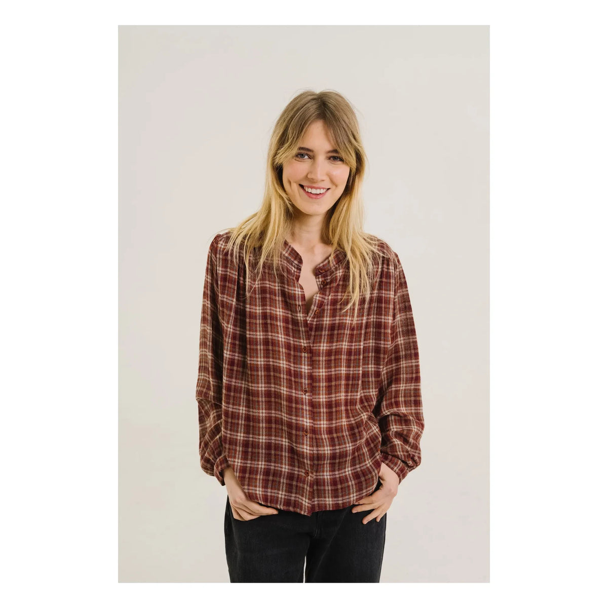 Sacrécoeur - Gladis Utah Checkered Blouse | Pas