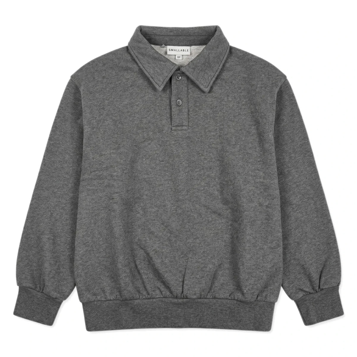 Smallable Kid - Langford Organic Cotton Polo Shirt | Heather Grey