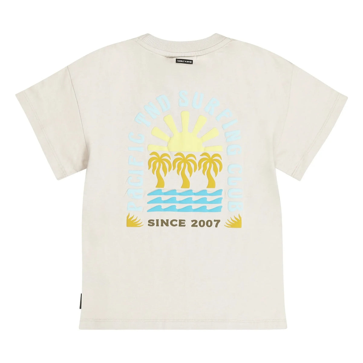 Tumble N'Dry - Oversized Saltwater T-Shirt Recycled Cotton | Ecru