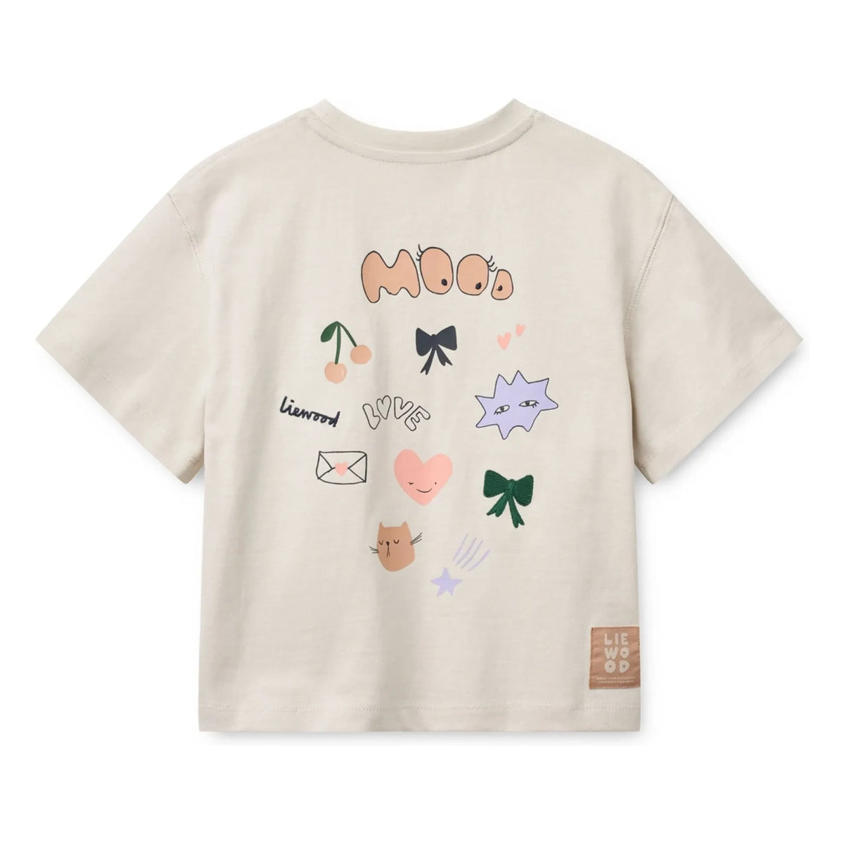 Liewood - Tyler Mood Organic Cotton T-Shirt | Off-White