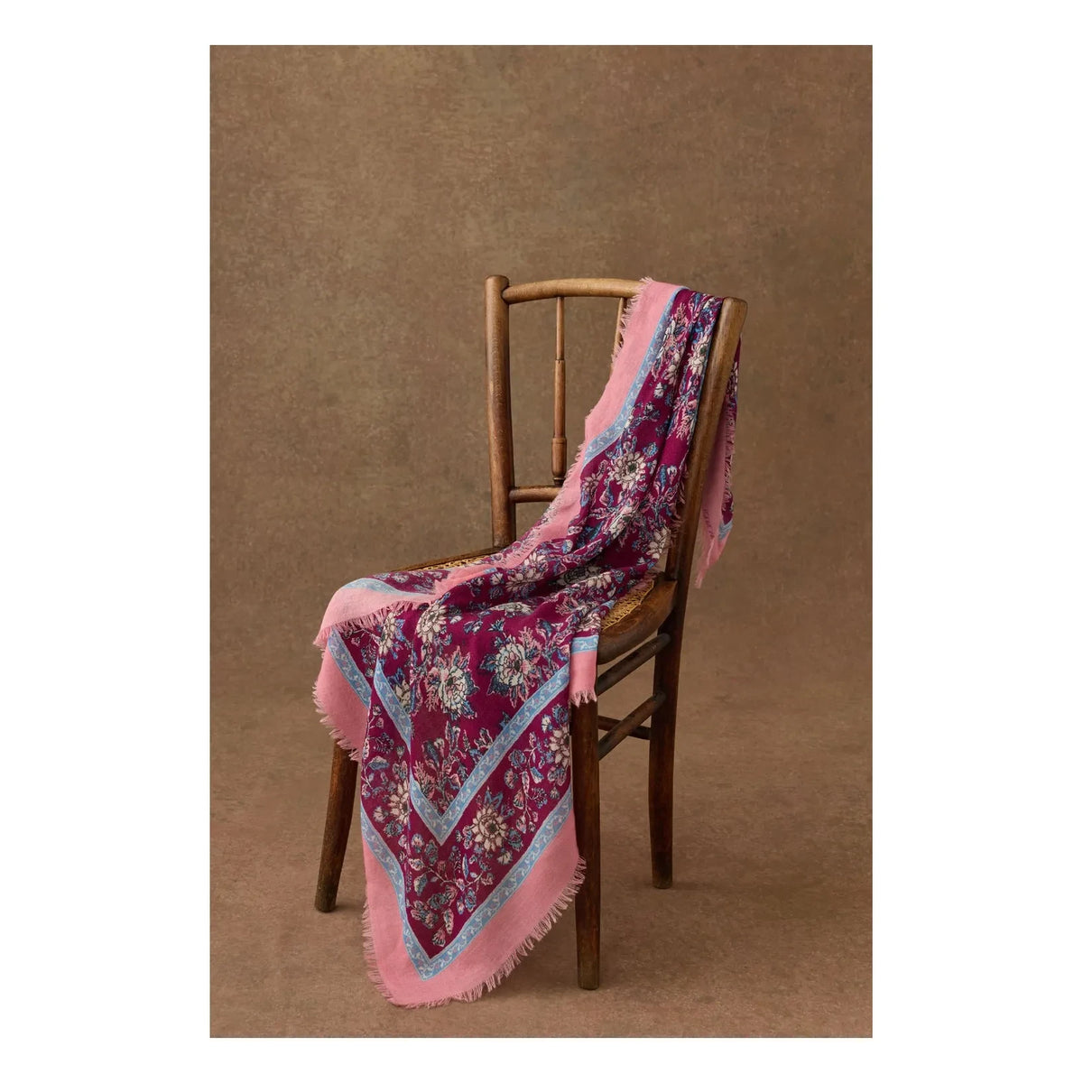 Louise Misha - Mekness Wool Scarf | Burgundy