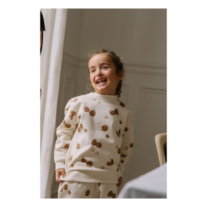Studio Bohème - Noel Bear Sweatshirt Organic Cotton | Ecru