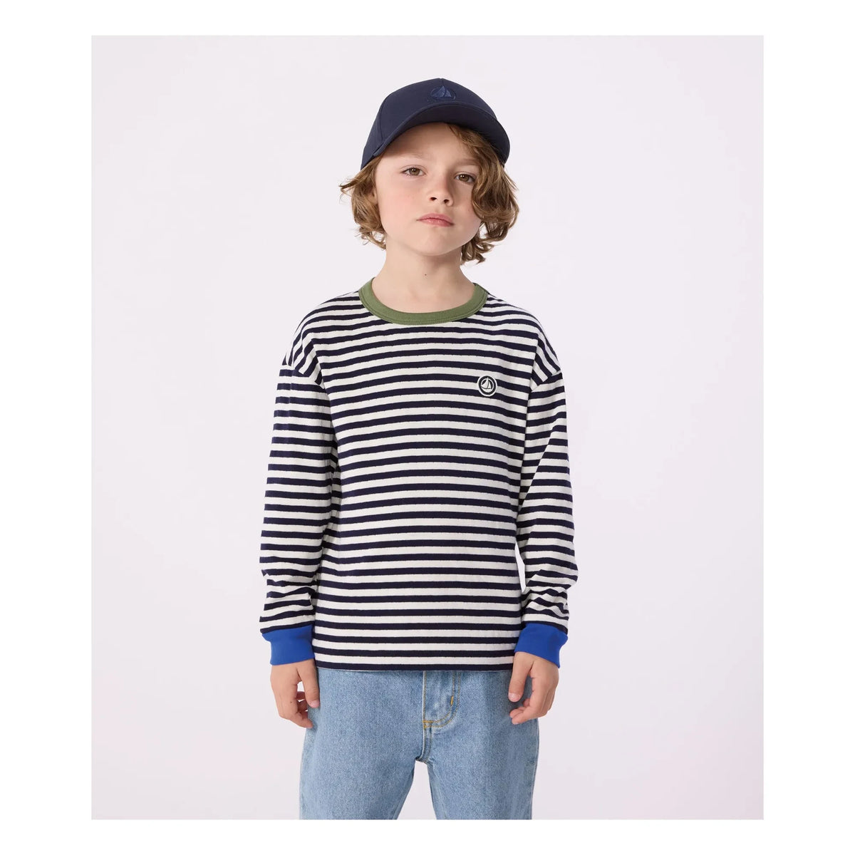 Petit Bateau - Striped T-Shirt | Blue